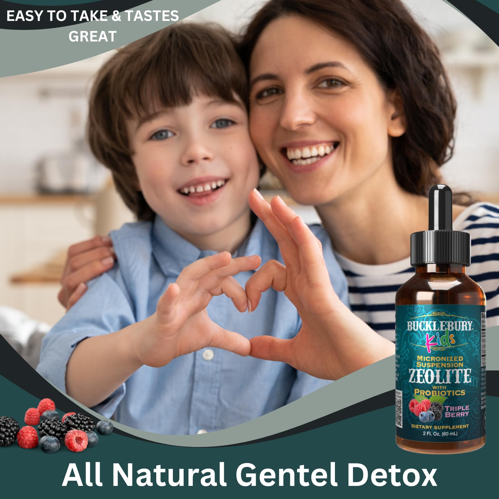 Bucklebury Non-GMO ingredients seal emphasizes safe kid-friendly formula