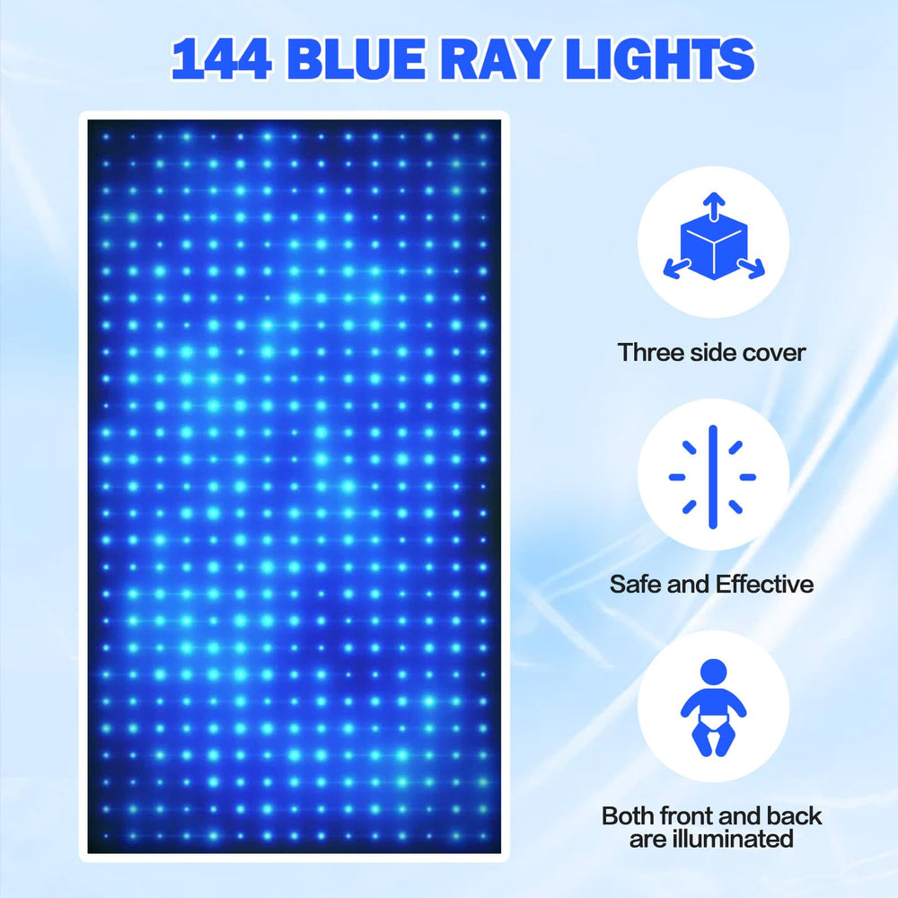 BUIFAC blue light box with ventilation for improved airflow during sessions.