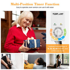 BUIFAC TDP lamp rotating head enables precise warmth in multiple positions.