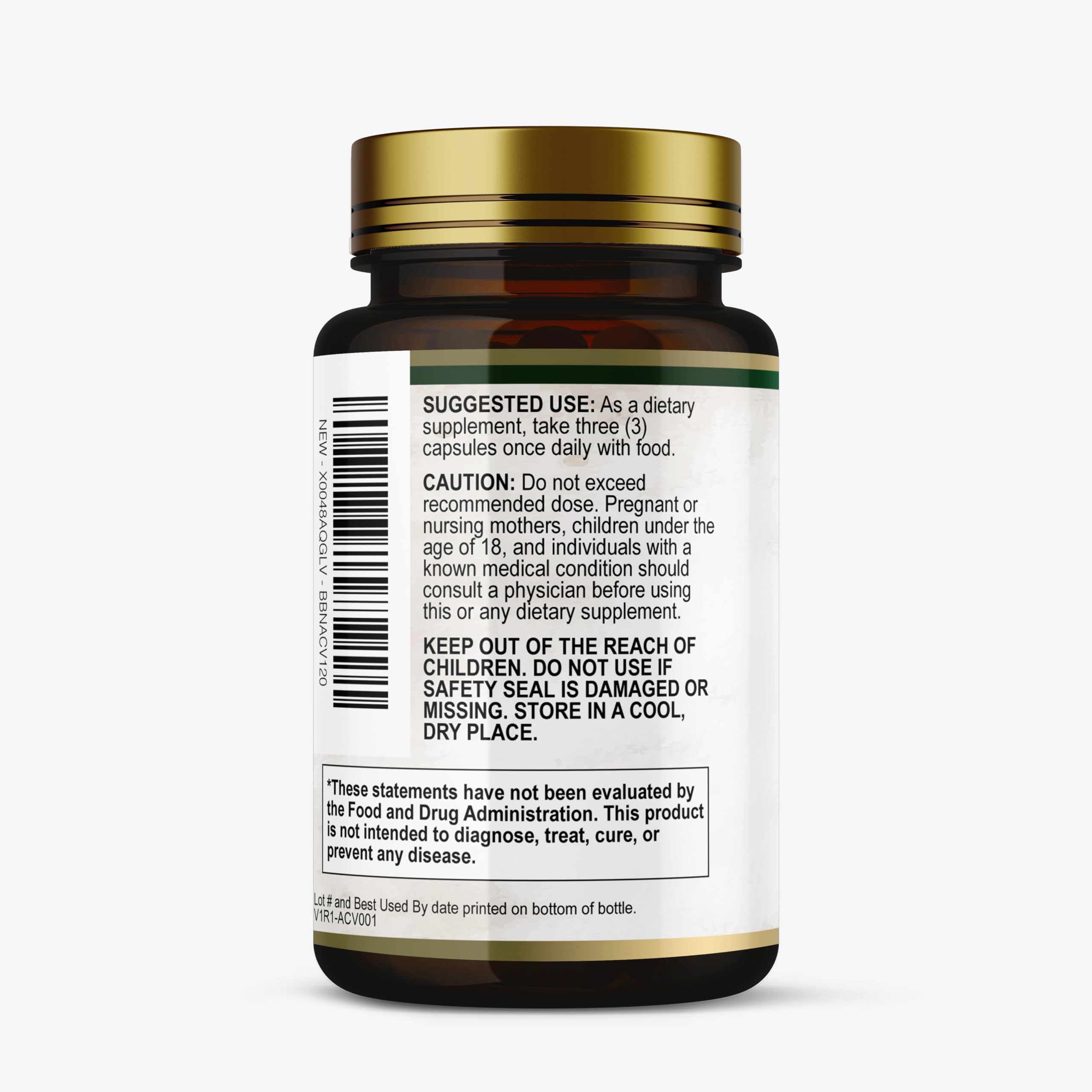 Built by Nature ACV capsules on a kitchen counter with wellness routine.