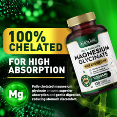 Built By Nature magnesium label close-up highlights chelated formula for better absorption.