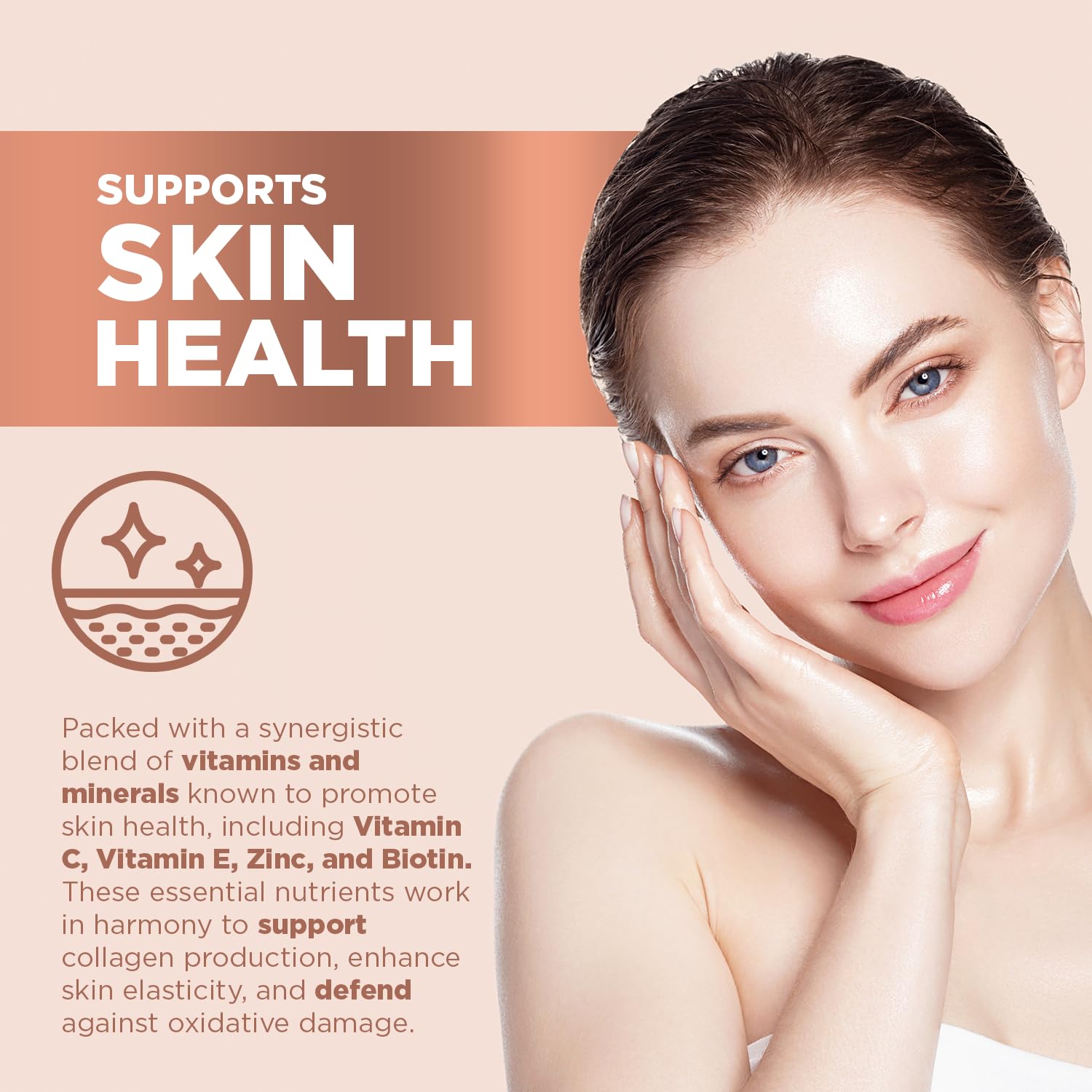 Built by Nature daily women's multivitamin with essential nutrients.