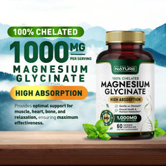 Built By Nature Magnesium Glycinate capsules, gentle digestion in action.