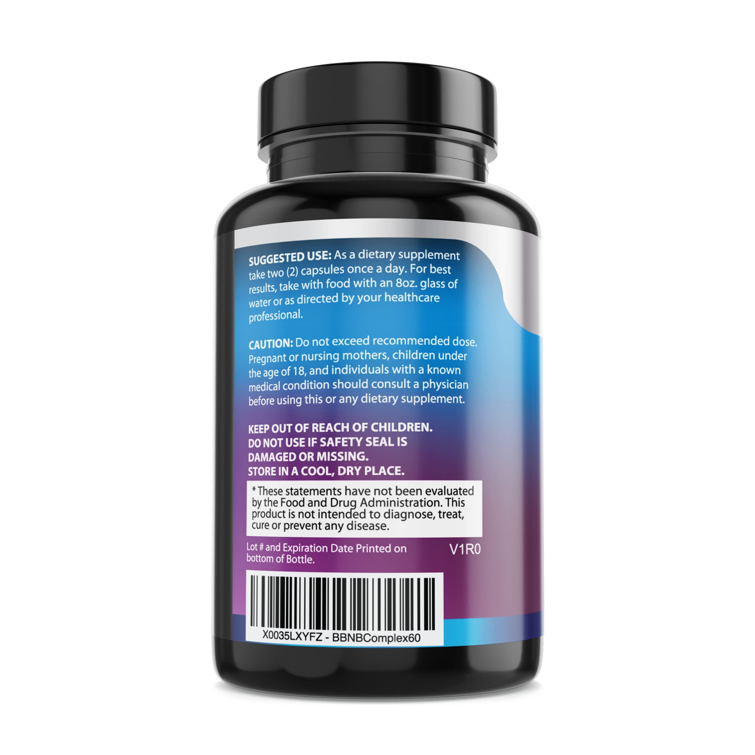 Built By Nature Super B Complex bottle on desk suggests easy daily intake.