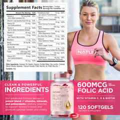 Built by Nature label closeup highlighting vitamins and minerals.