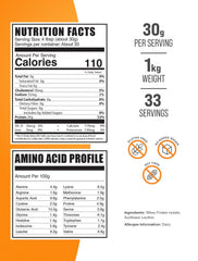 BulkSupplements hydrolyzed whey protein isolate powder ready to mix into shakes.