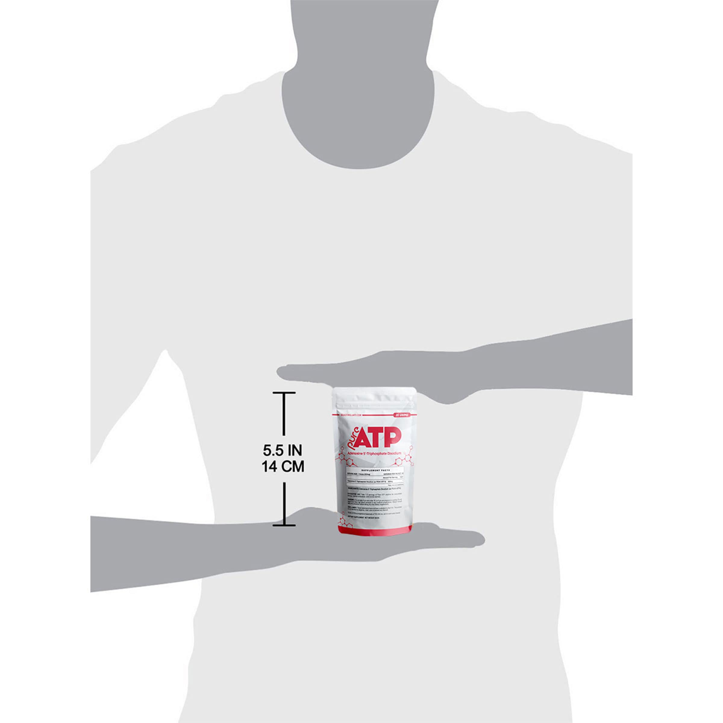 BulkStimulants Pure ATP powder preworkout setup before training session