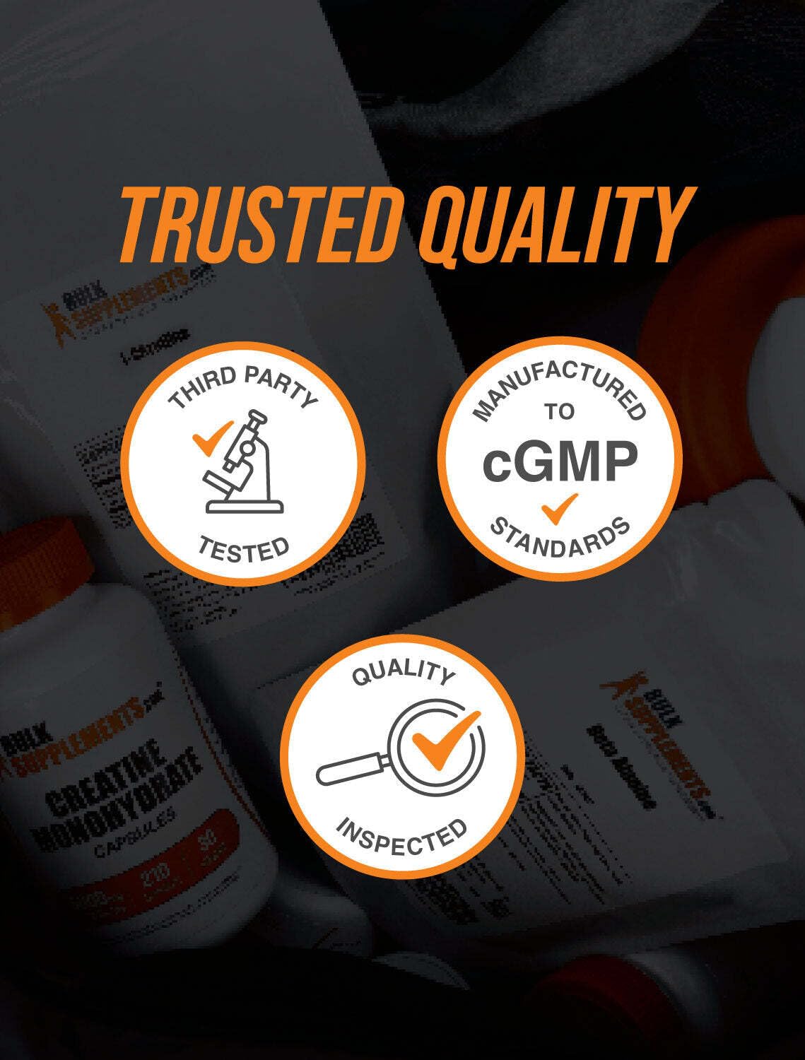BulkSupplements Agmatine Sulfate Capsules bottle on kitchen counter