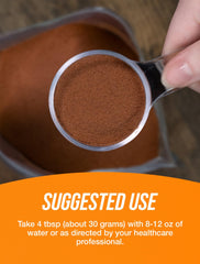 BulkSupplements Barley Rice Protein Powder smoothie photo with unflavored mix.