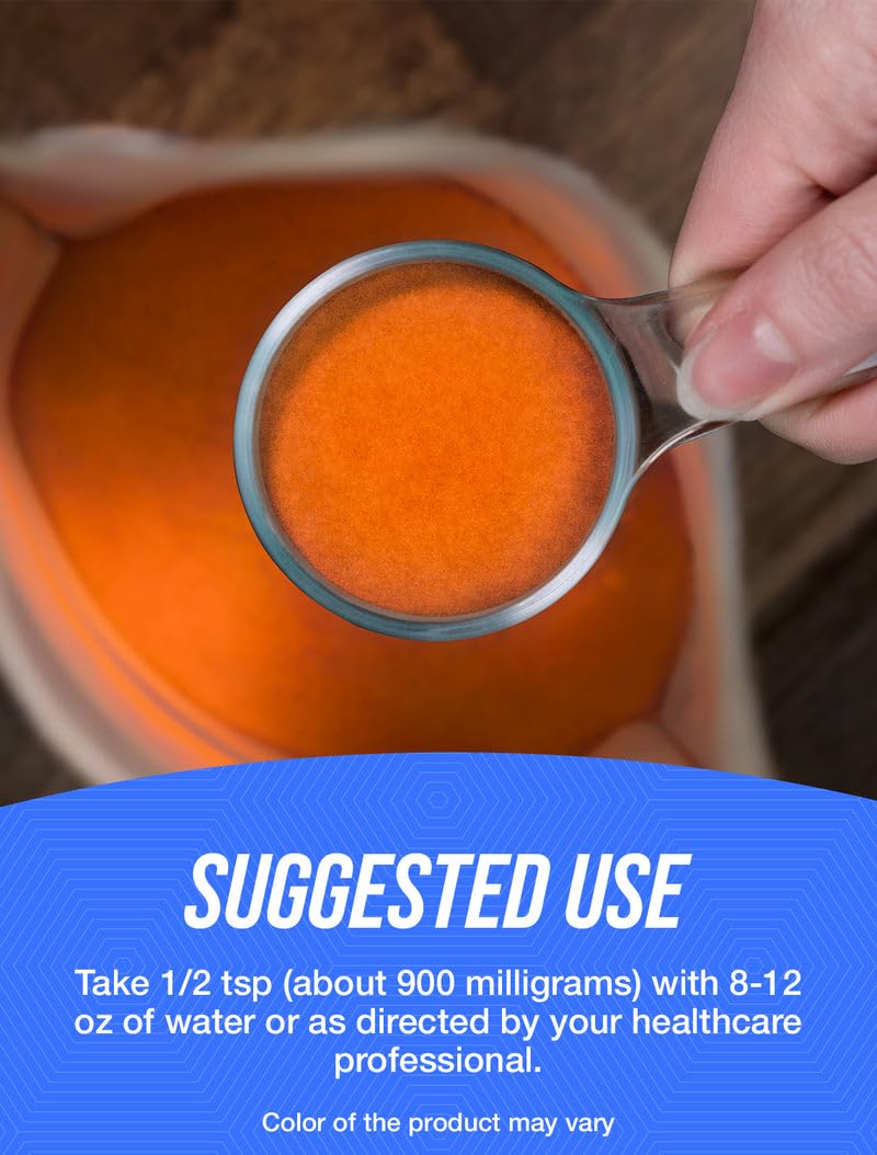 BulkSupplements Beta Carotene powder label highlights quality and testing.