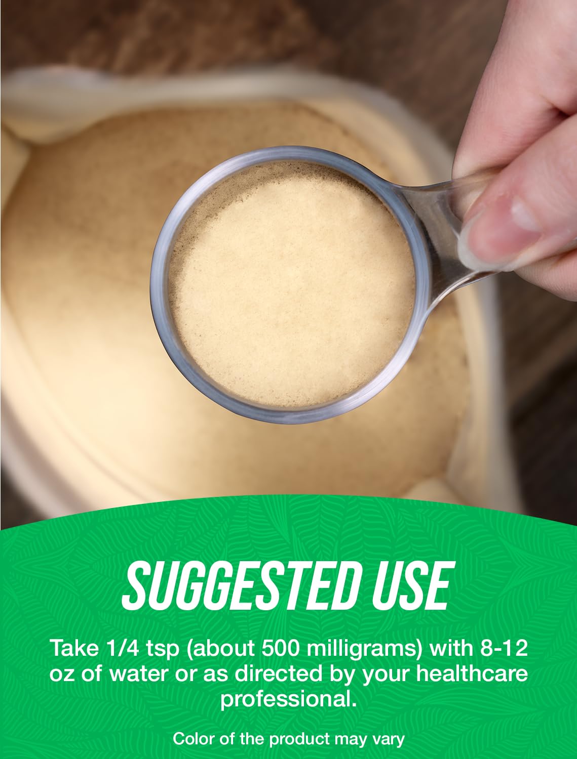 Packaging label for vegan, gluten-free Boswellia Serrata extract.