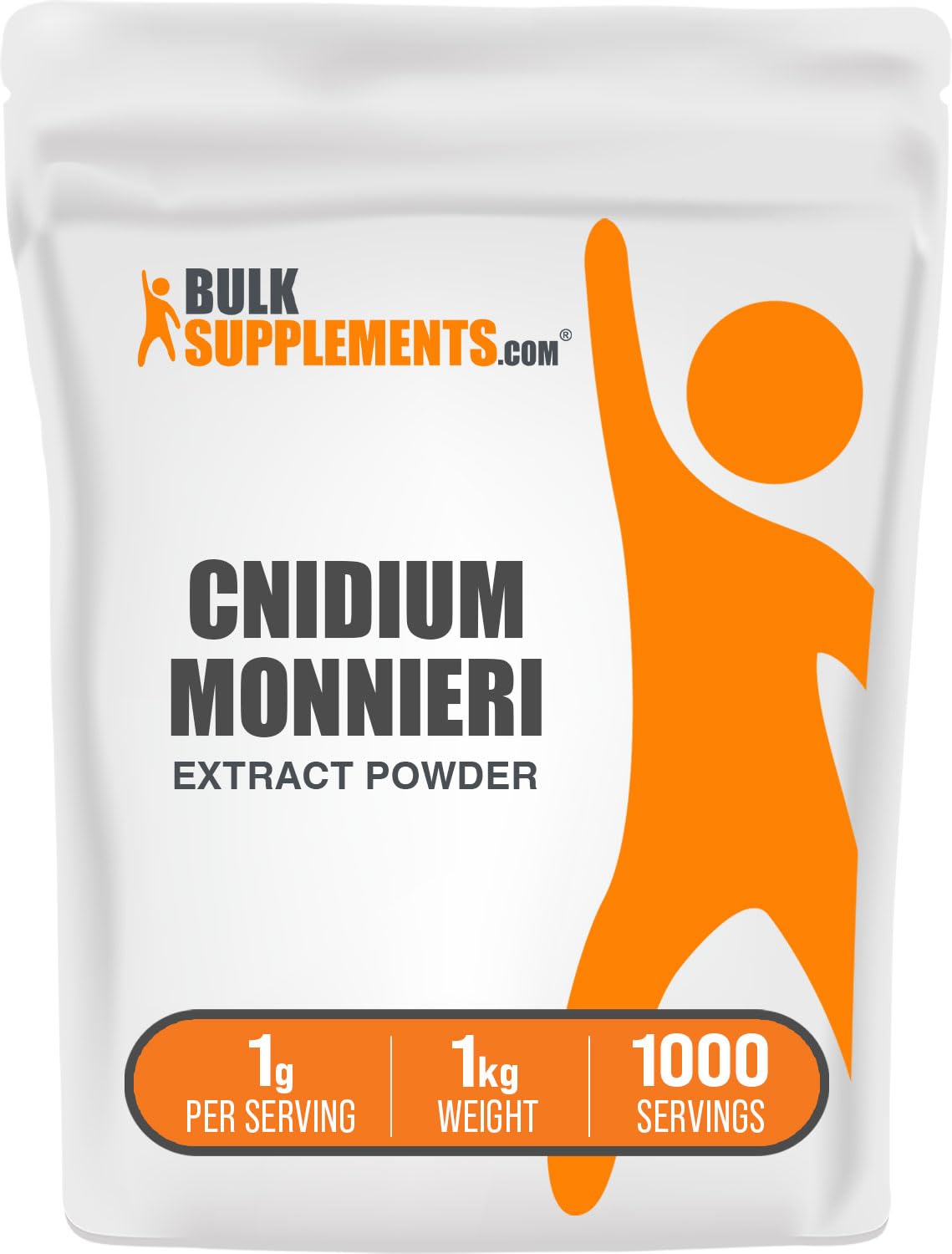 BulkSupplements Cnidium Fruit Extract Powder bottle ready for daily use