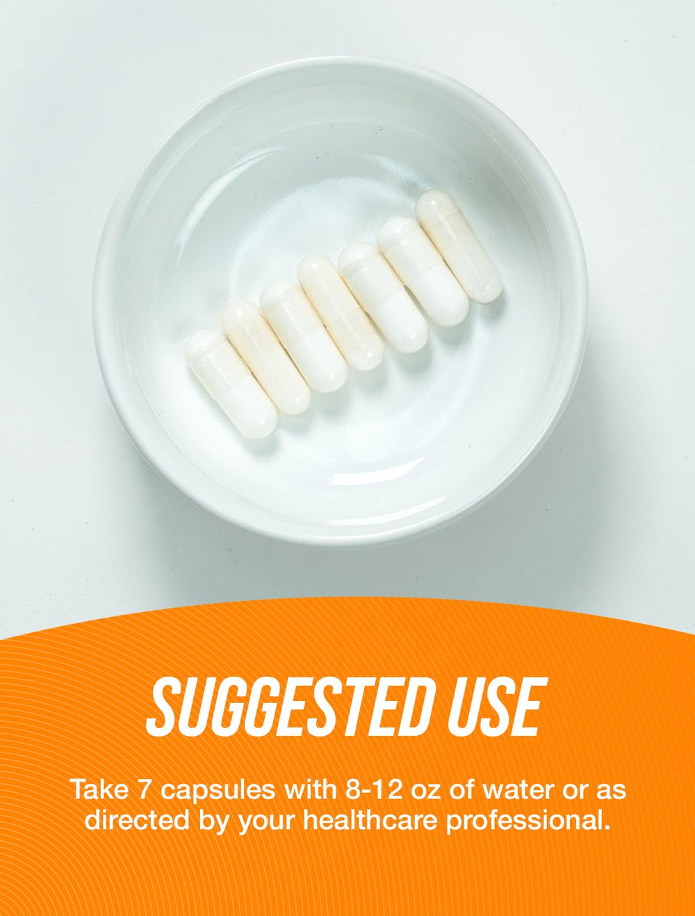 BulkSupplements Creatine Monohydrate Capsules transparent label with ingredients and testing.