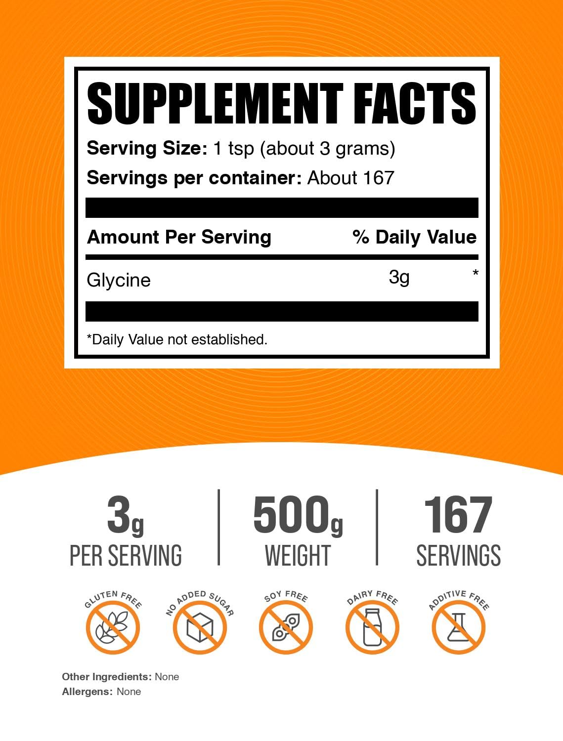 BulkSupplements Glycine powder pour into a shaker for easy mixing.