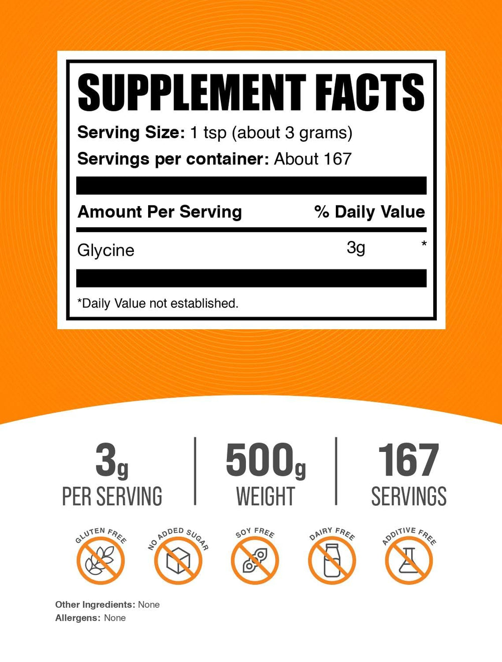 BulkSupplements Glycine powder pour into a shaker for easy mixing.
