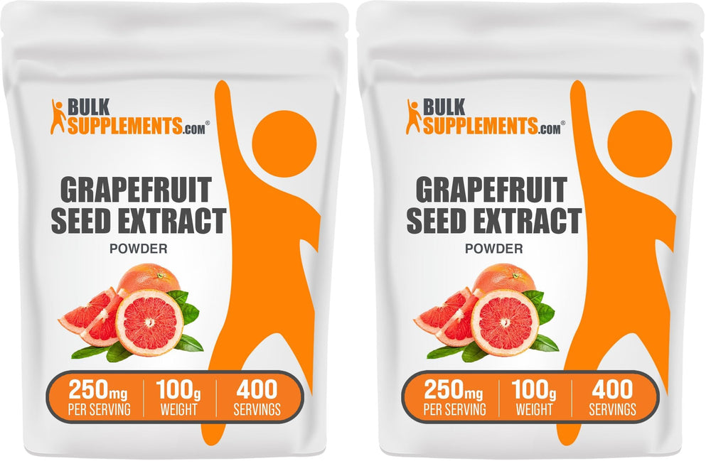 BulkSupplements Grapefruit Seed Extract powder in a scoop for daily antioxidant support