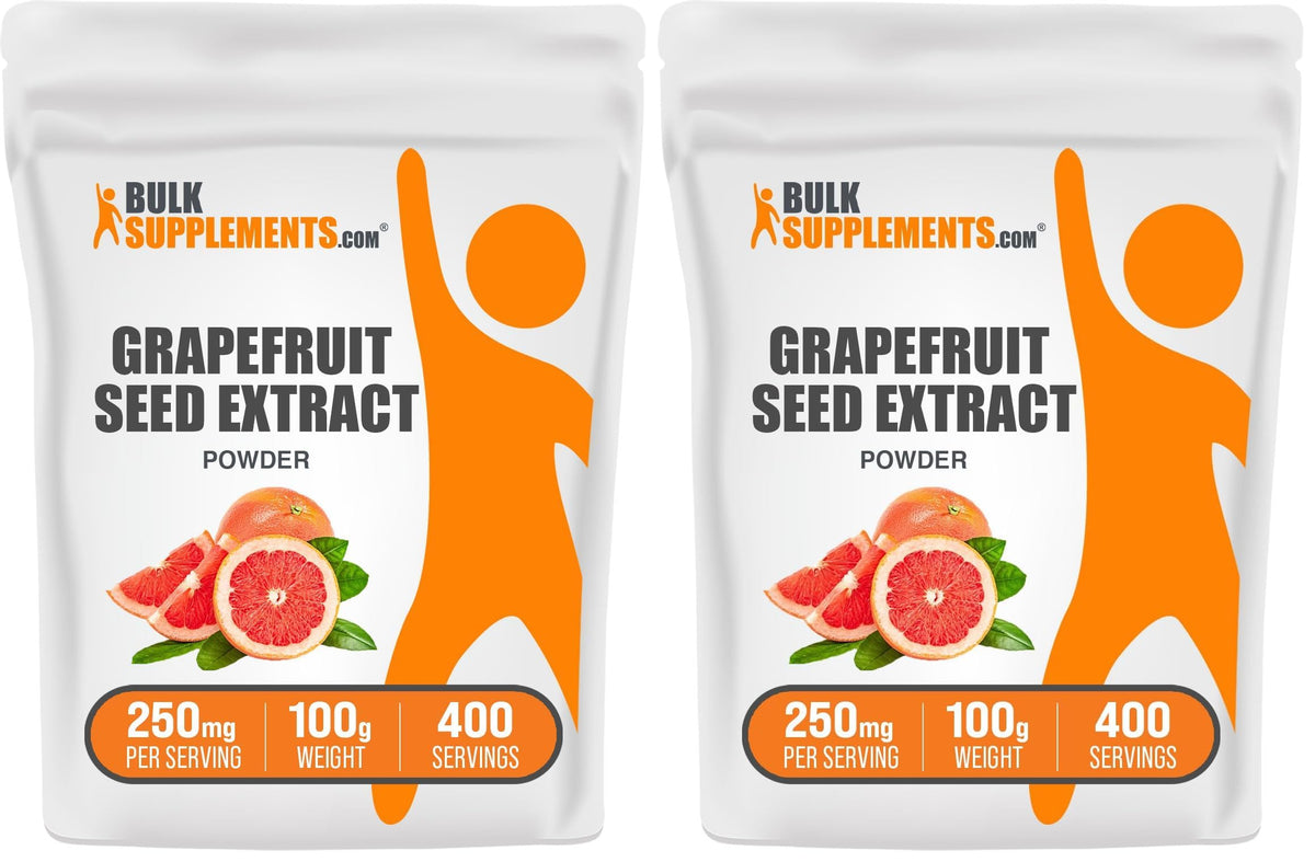 BulkSupplements Grapefruit Seed Extract powder in a scoop for daily antioxidant support