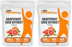 BulkSupplements Grapefruit Seed Extract powder in a scoop for daily antioxidant support