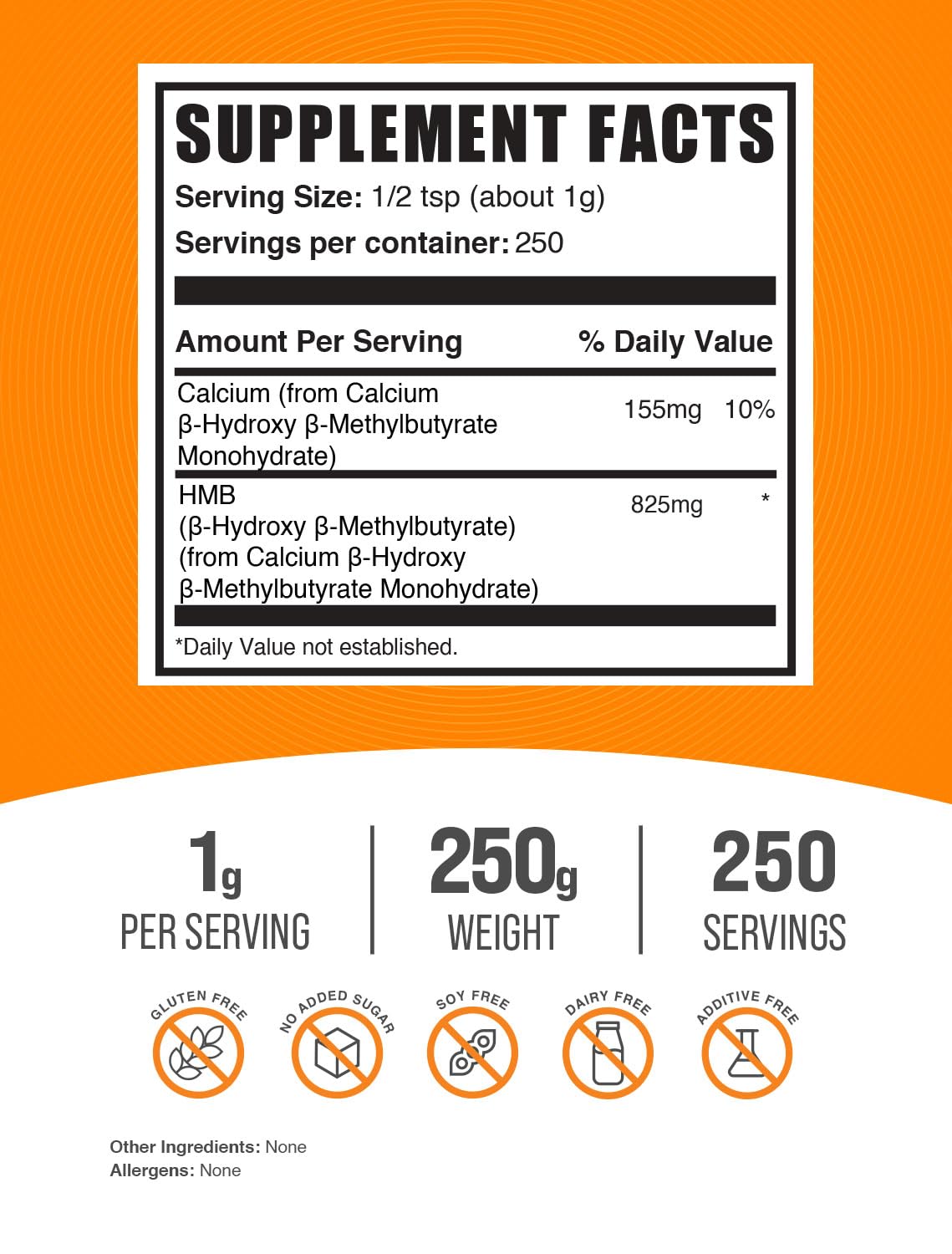 BulkSupplements Calcium HMB powder jar with label for strength-focused routines.