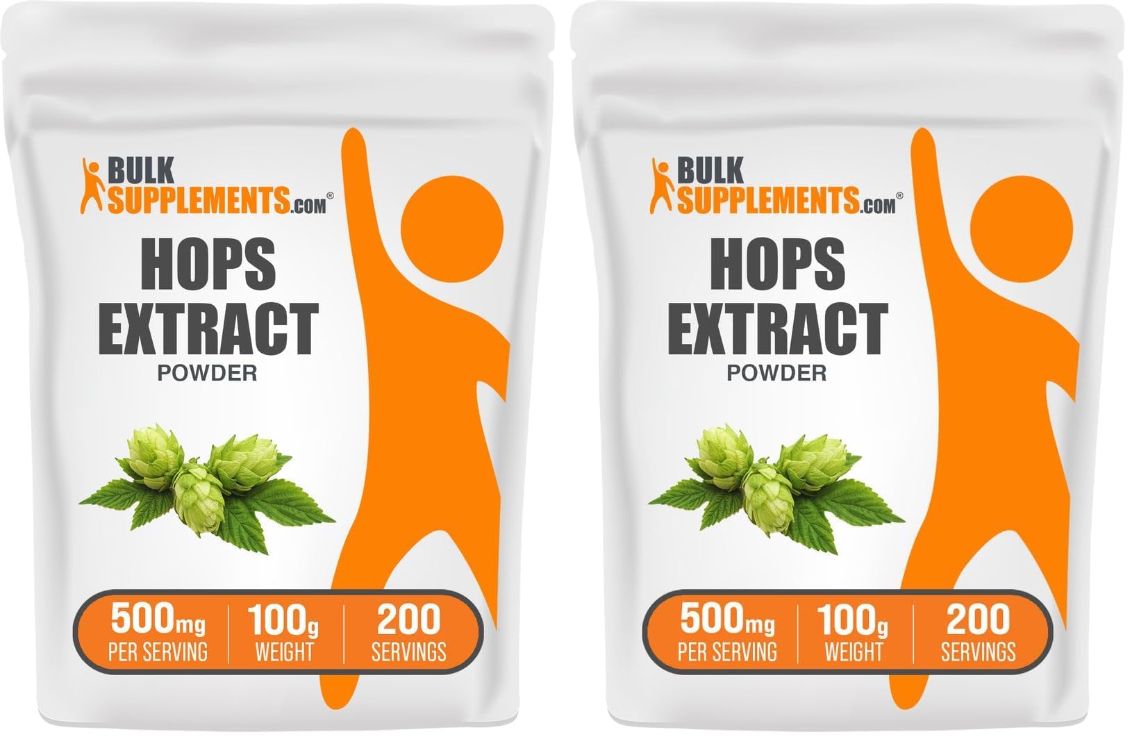 BulkSupplements Hops Extract Powder bottle shown for easy daily use