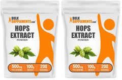 BulkSupplements Hops Extract Powder bottle shown for easy daily use