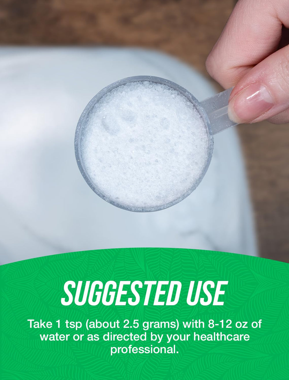 BulkSupplements Inulin Powder on kitchen counter for everyday fiber addition