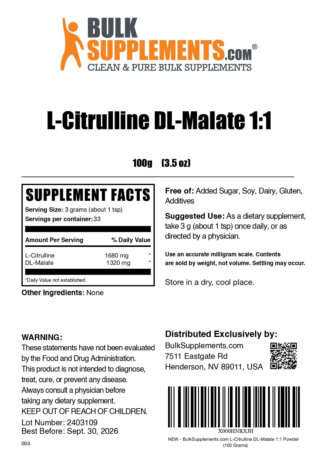 Gluten-free, allergy-friendly formula packaged for sport-focused wellness.