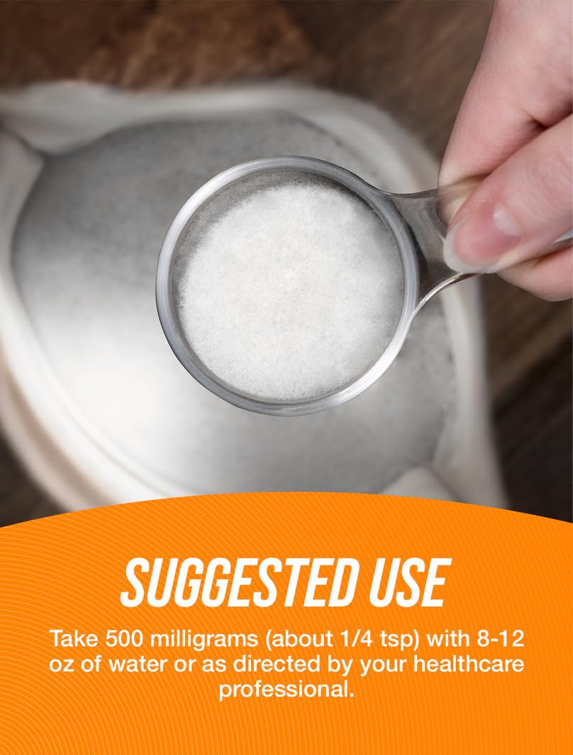 Close-up of unflavored, allergen-free L-Glutamic Acid HCl powder label.