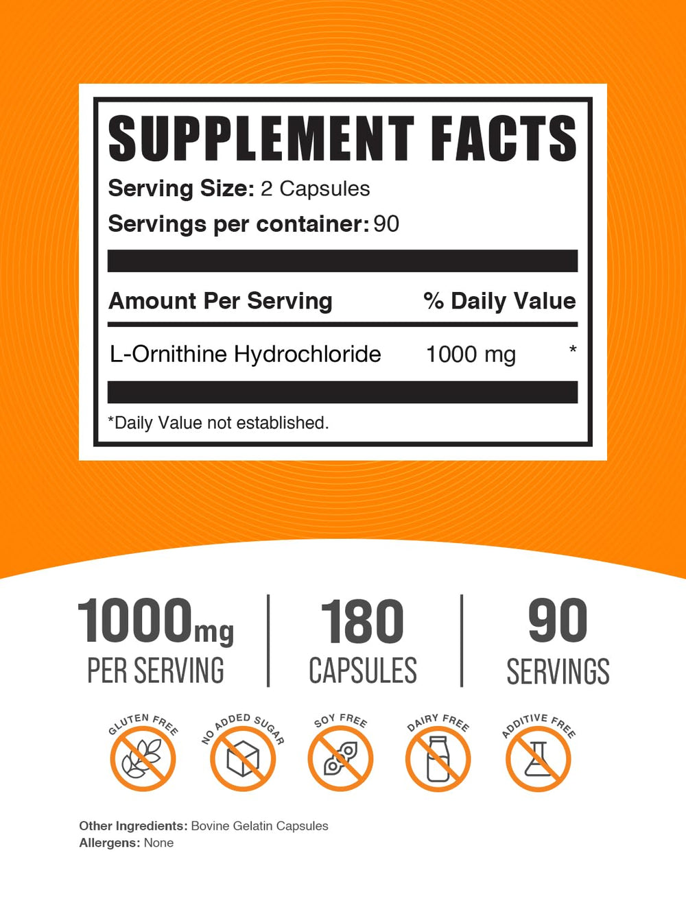 BulkSupplements two-capsule serving size for easy dosing.