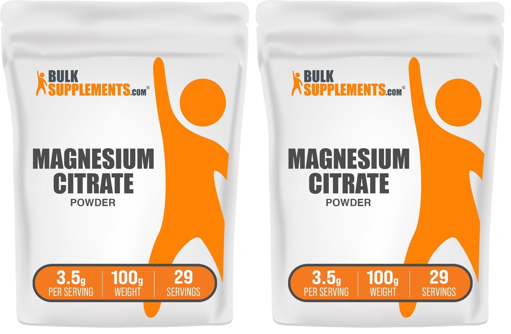 BulkSupplements Magnesium Citrate Powder bottle for easy daily magnesium intake.