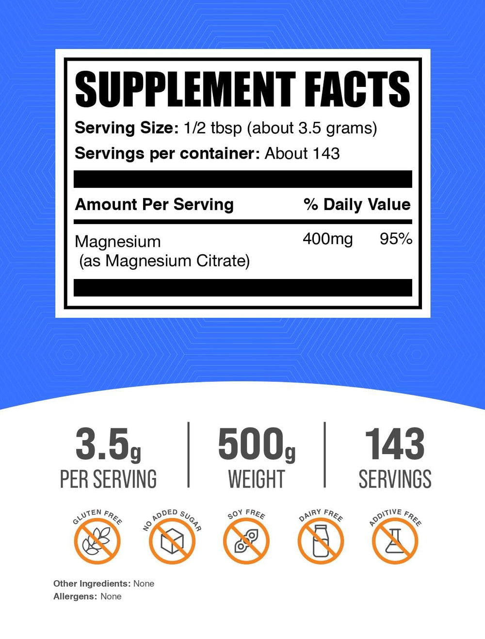 Magnesium citrate powder being poured into a glass for easy mixing and consumption.