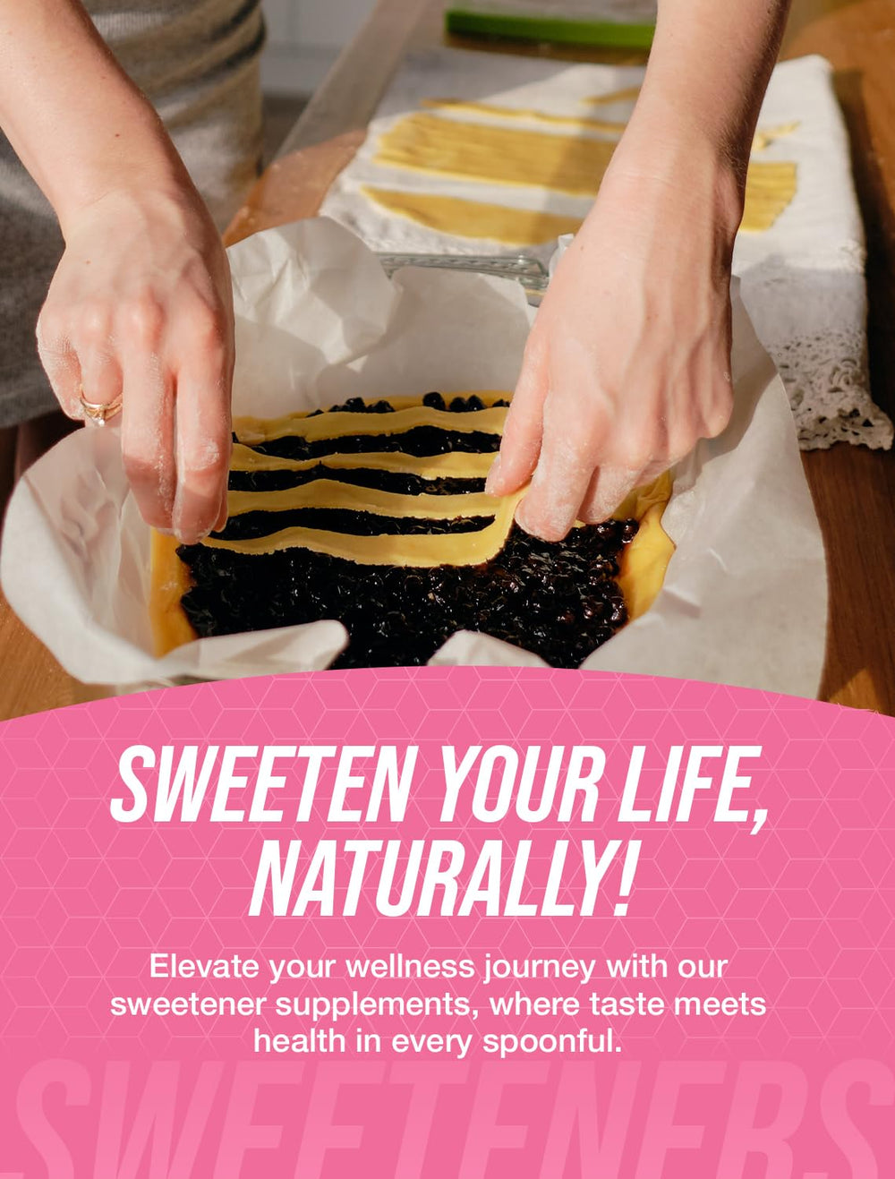 Pour Bulksupplements Organic Stevia Powder into tea for refreshing sweetness