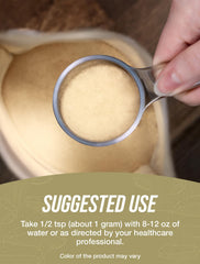 BulkSupplements Reishi powder label image communicates product details and gluten free claim.