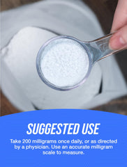 BulkSupplements Thiamine Mononitrate Powder label emphasizing quality testing.