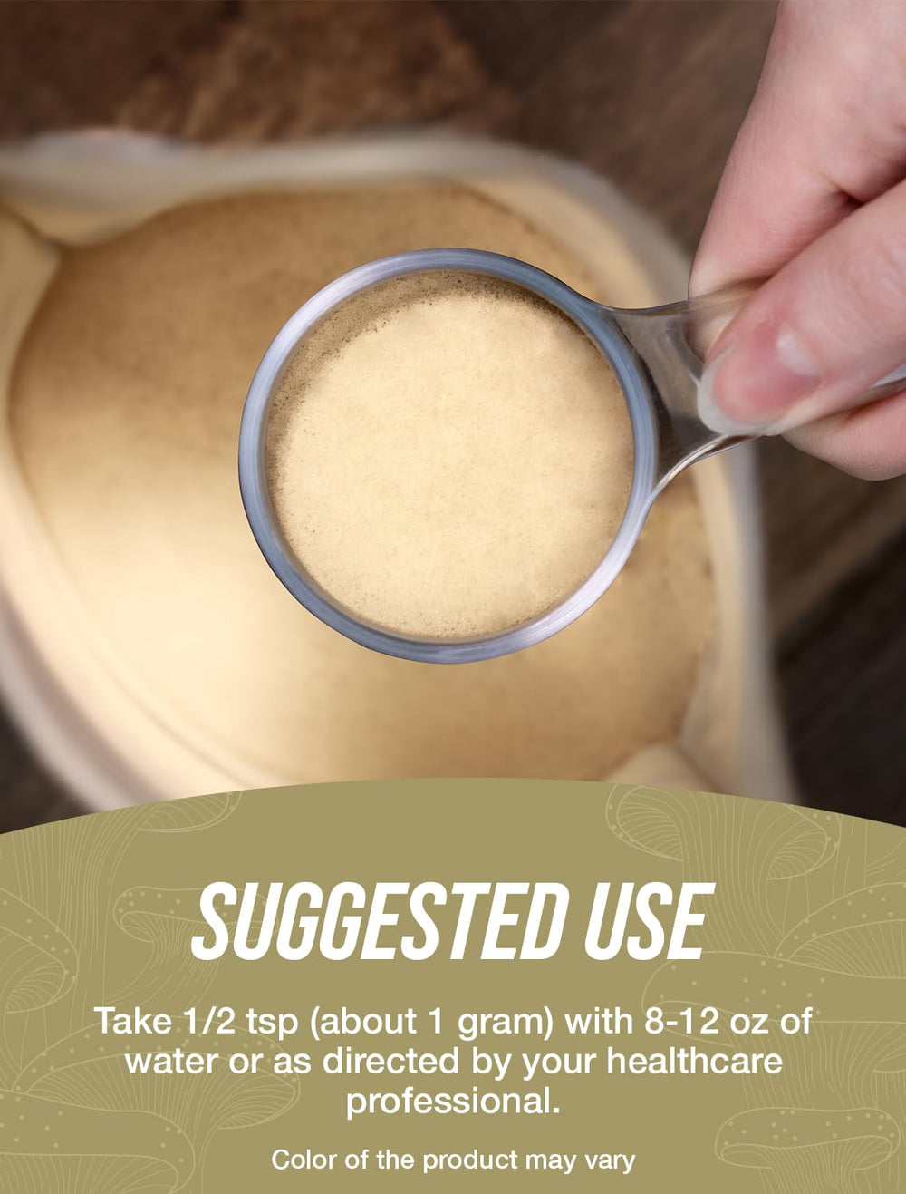 Stacked BulkSupplements Tremella Mushroom Extract container for pantry storage