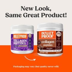 Bulletproof Chocolate Collagen Powder Dissolve demonstrates easy mix in hot or cold water.