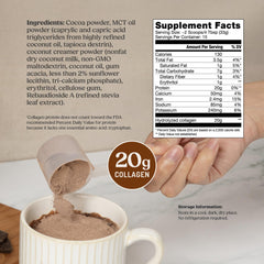 Bulletproof Chocolate Collagen Powder in a smoothie for a protein-rich start.