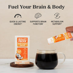 Bulletproof Coffee with Brain Octane for quick morning energy