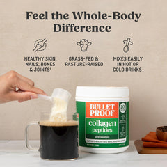 Bulletproof Collagen Peptides no added sugar supports keto-friendly routines.
