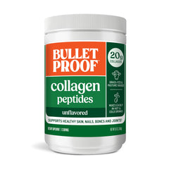 Bulletproof Collagen Peptides unflavored jar for easy daily protein in coffee and smoothies