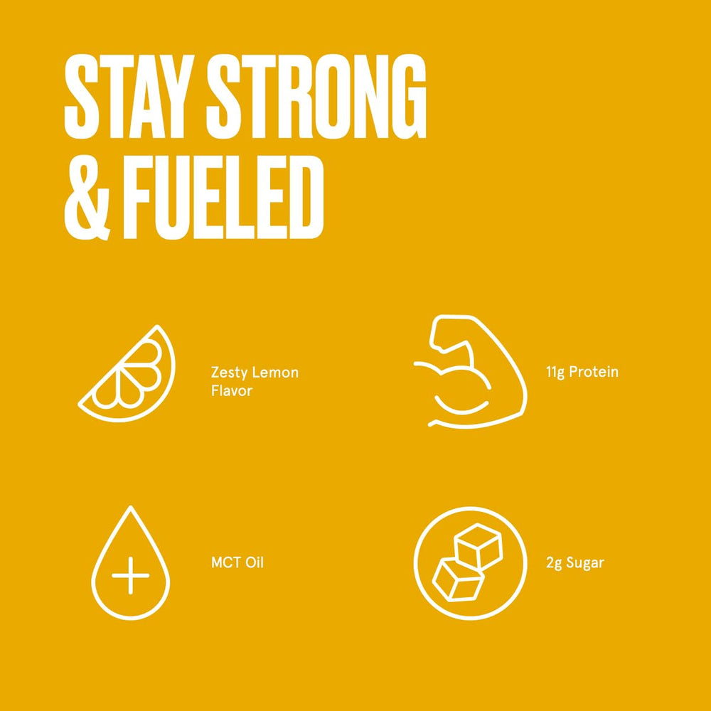 Bulletproof Lemon Cookie Bars MCT oil visual suggests sustained energy for busy days.