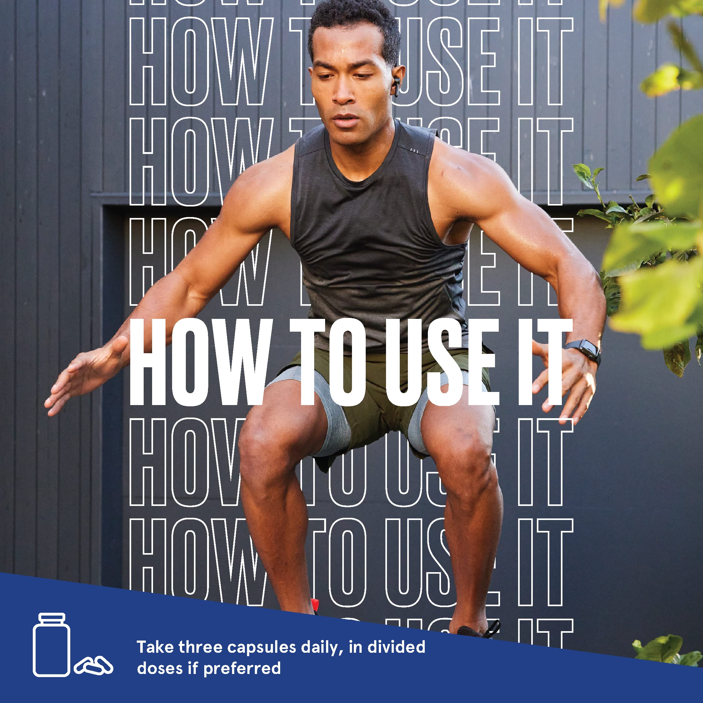 Bulletproof Magnesium Capsules in hand illustrating convenient three-capsule daily routine