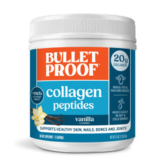 Bulletproof Vanilla Collagen Peptides with MCT Oil in coffee for a creamy, keto-friendly boost.