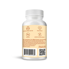 Bulletproof Zinc with Copper capsules close-up on smooth surface