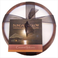 Bungalow Glow Coconut Volcano Wood Candle for a warm aroma in cozy spaces