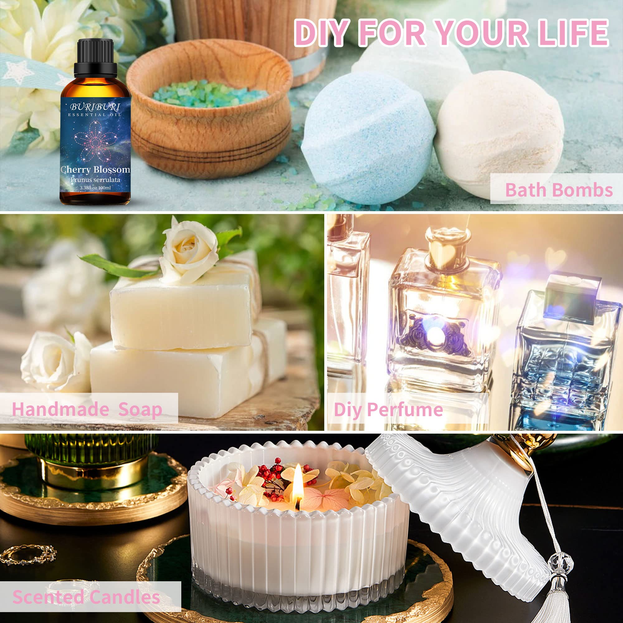 BURIBURI Cherry Blossom oil inspiration for gifts and home fragrance ideas