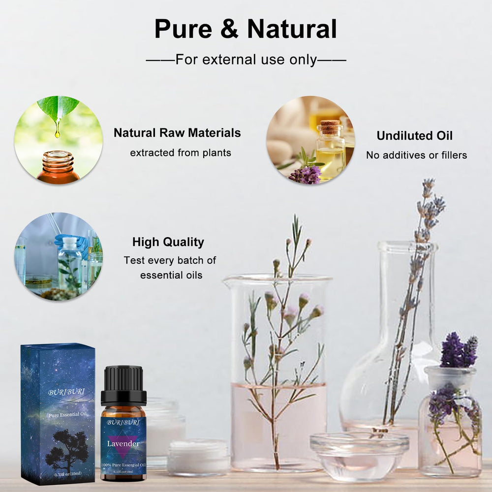 BURIBURI lavender oil for relaxing bath and spa moments