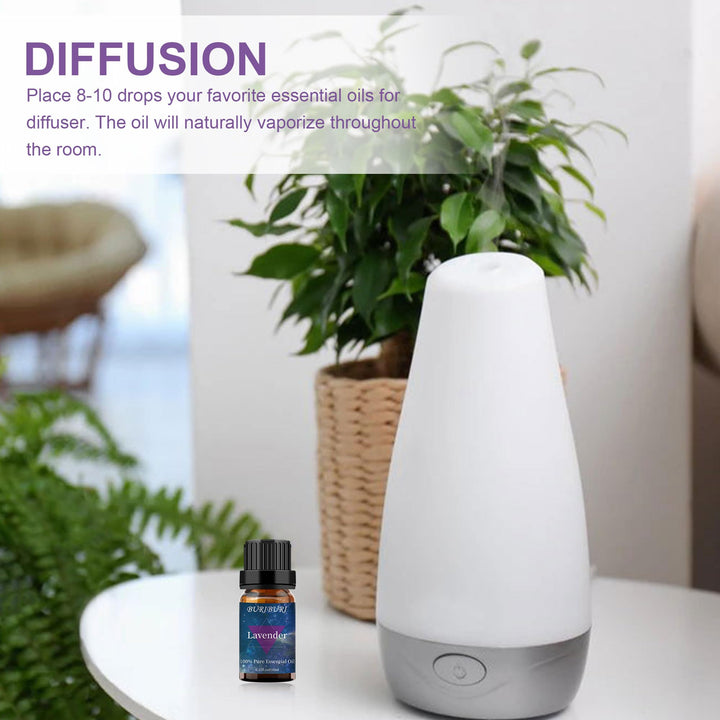 BURIBURI lavender essential oil for skincare, safe dilution recommended