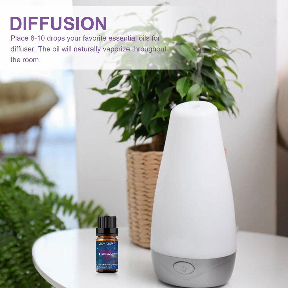 BURIBURI lavender essential oil for skincare, safe dilution recommended