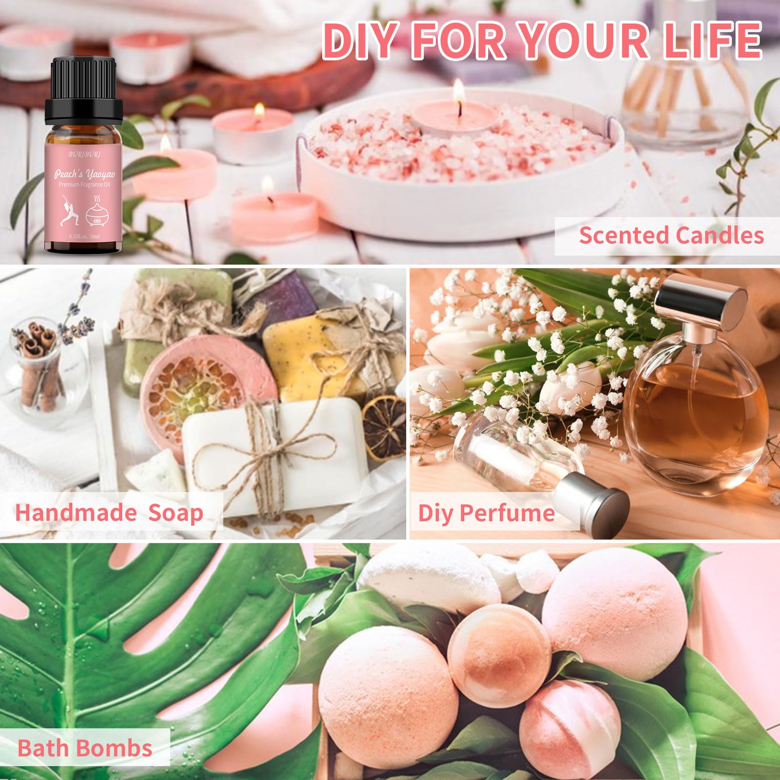 BURIBURI Peach's Yaoyao heart-notes image emphasizes Jasmine and Lily